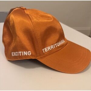 Zara Men's Hat Orange Adjustable Strap NWT
